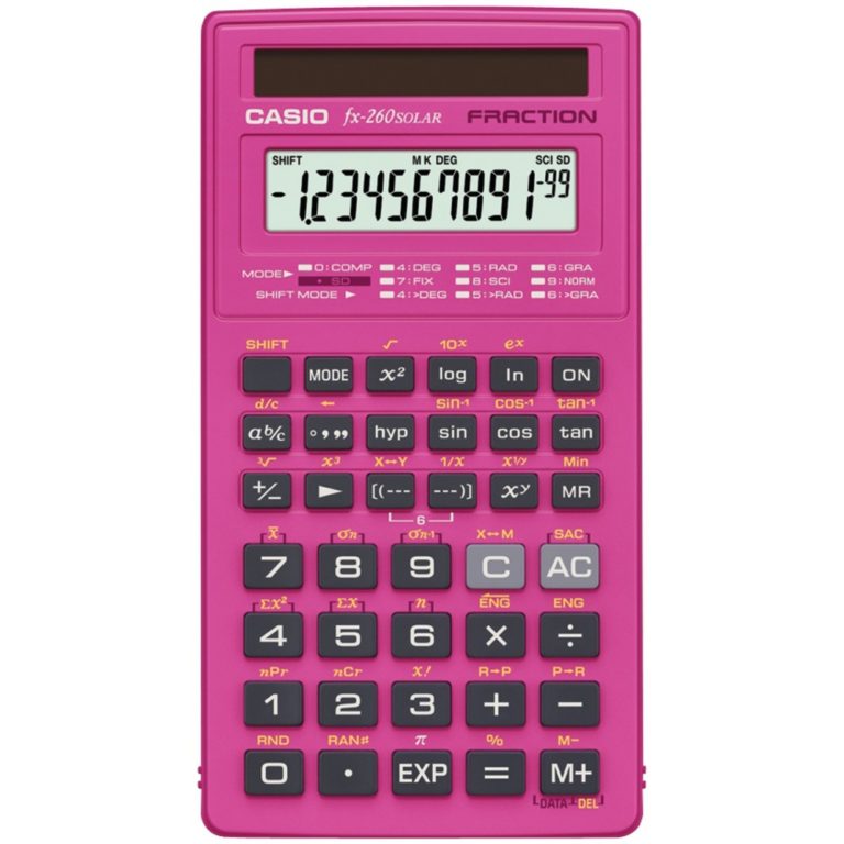 CASIO FX-260SLR-PK Scientific Calculator | HyperCalc